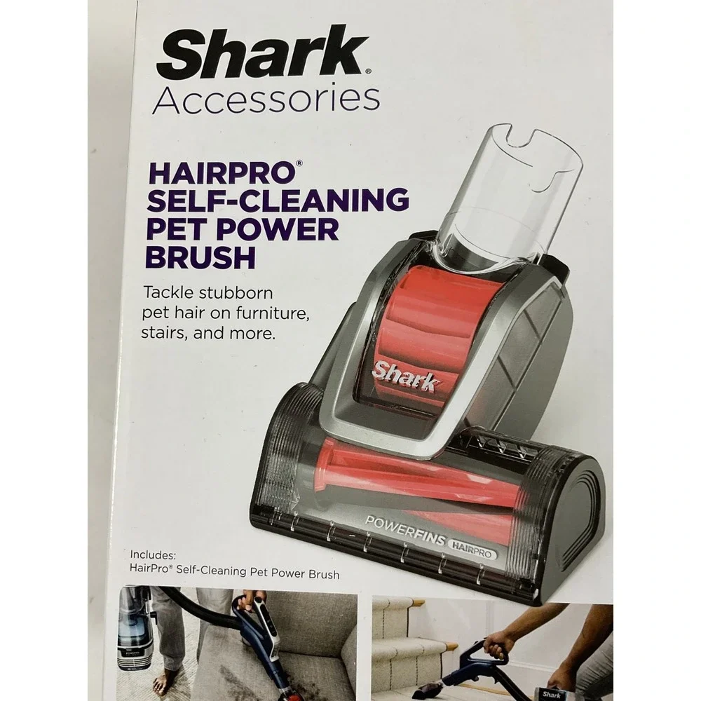 Shark Vacuum Powerfins HairPro Self-Cleaning Pet Power Brush attachment hair pro